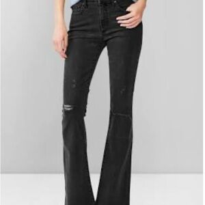 Women's GAP Black Flared Jeans